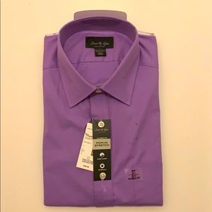 David Taylor Men’s Stretch Poplin Dress Shirt